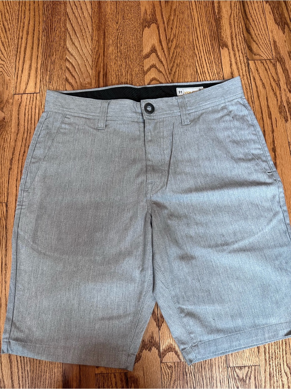 Volcom Men's Modern Stretch Shorts - Light Gray